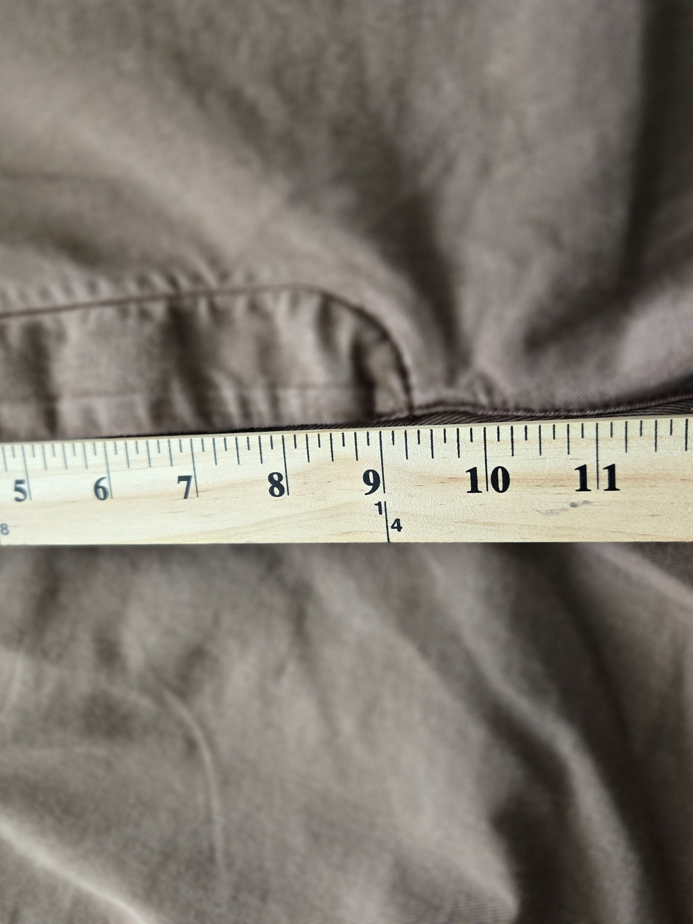 NWT Free People We The Free Laydown Chino Trousers Wide Leg Pants Brown 10 - Picture 6 of 9